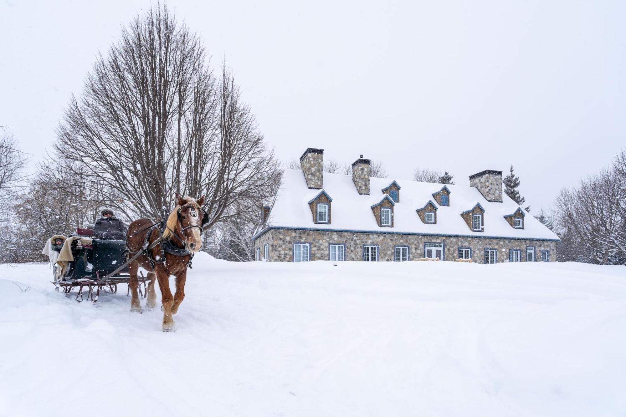 Le Baluchon Eco-Villegiature Saint-Paulin Exteriér fotografie