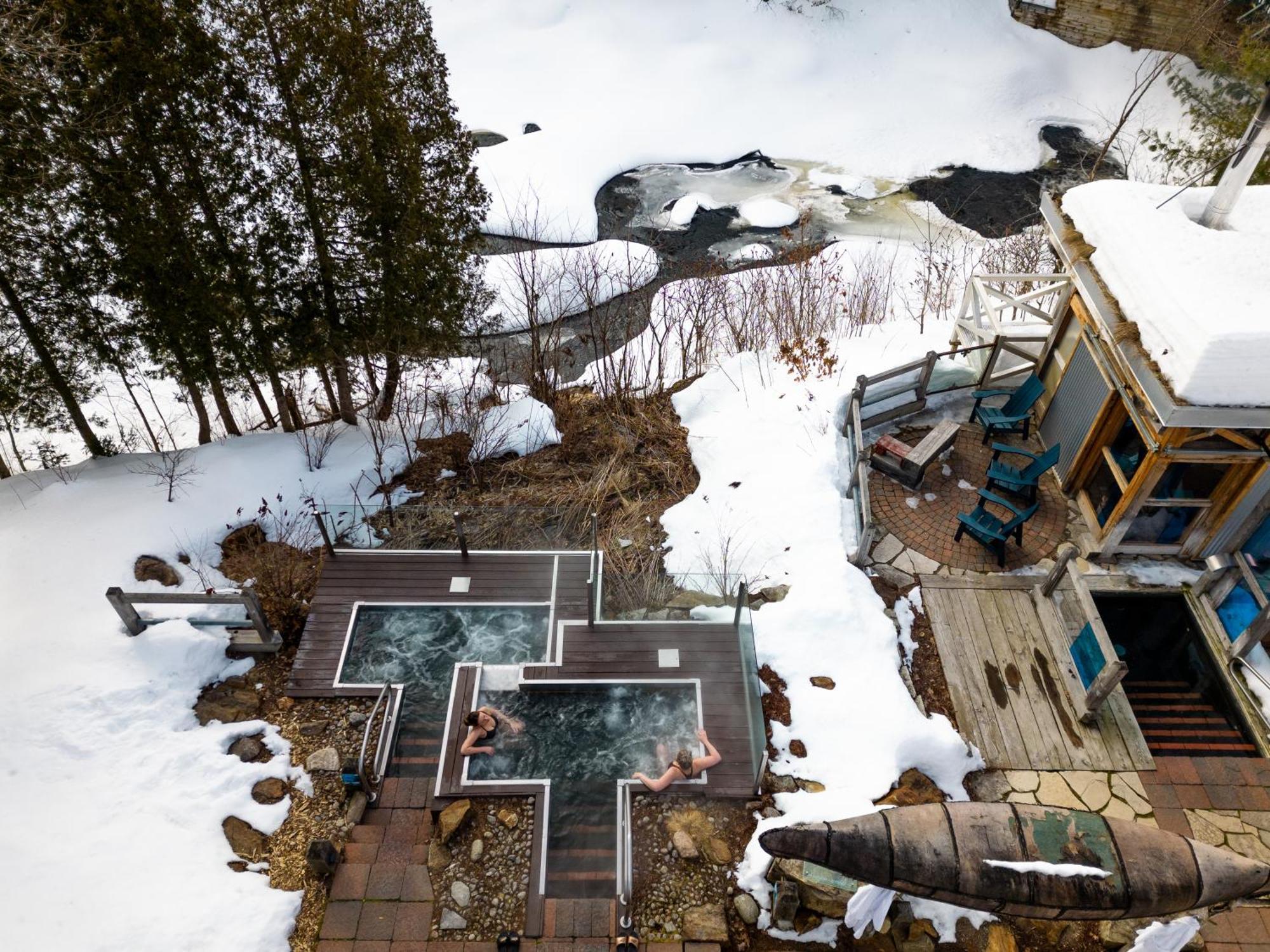 Le Baluchon Eco-Villegiature Saint-Paulin Exteriér fotografie